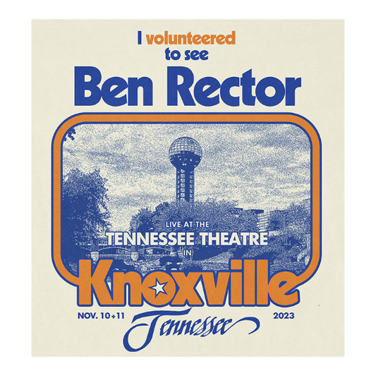 Ben Rector Tennessee Theater Tee design