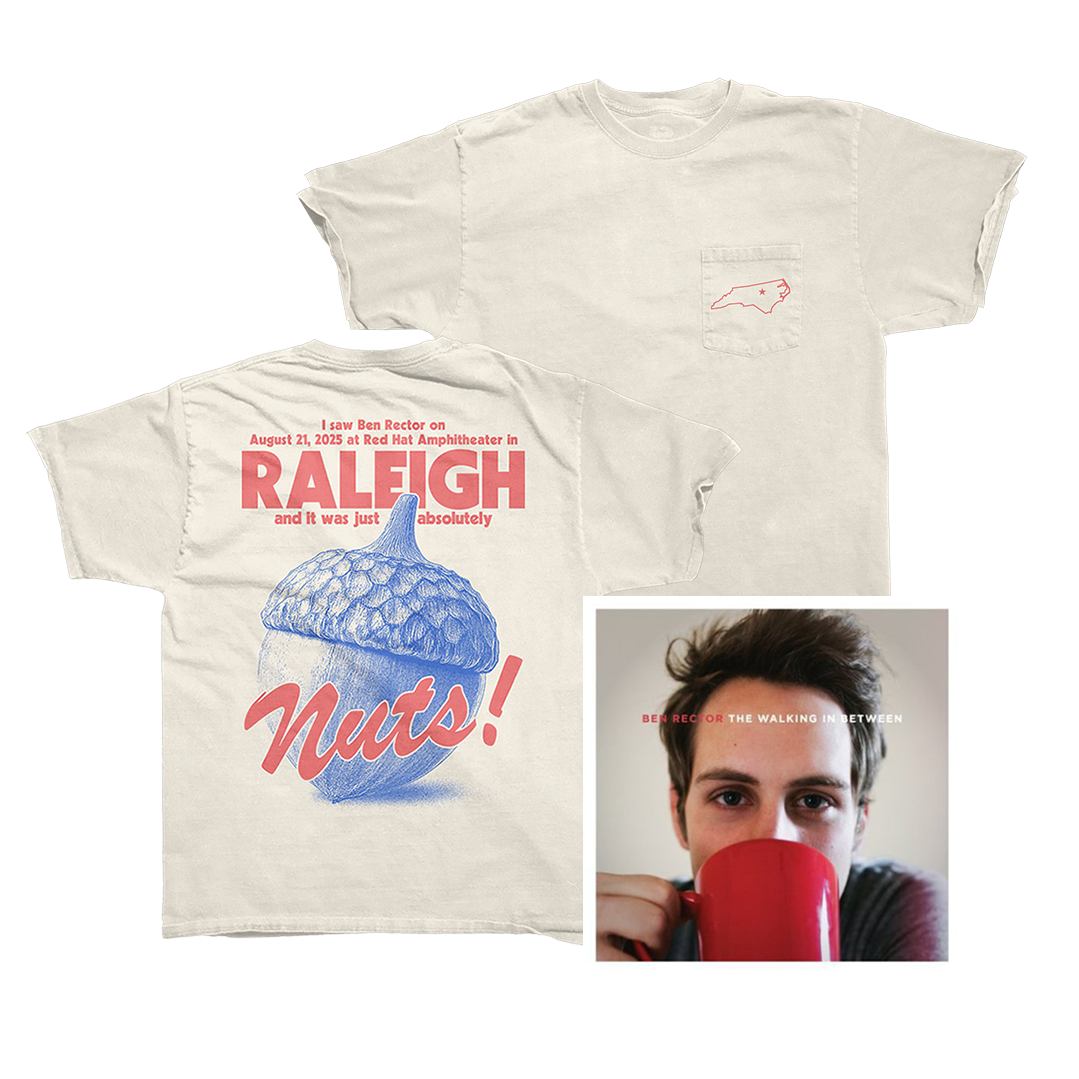 Raleigh Tee and The Walking In Between Vinyl Bundle