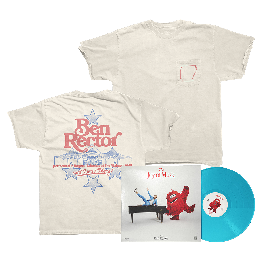 Rogers Tee and The Joy of Music Vinyl Bundle