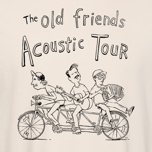 The Old Friends Acoustic Tour Tee design