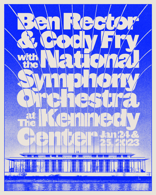 Ben Rector Kennedy Center Poster