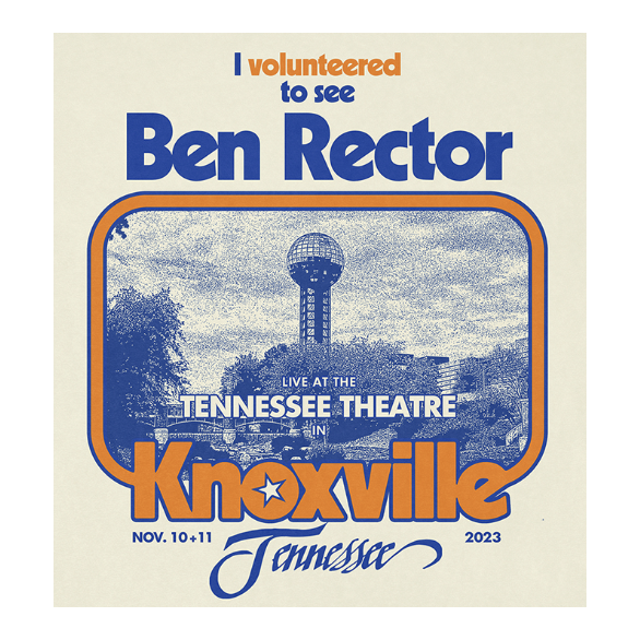 Ben Rector Tennessee Theater Tee design