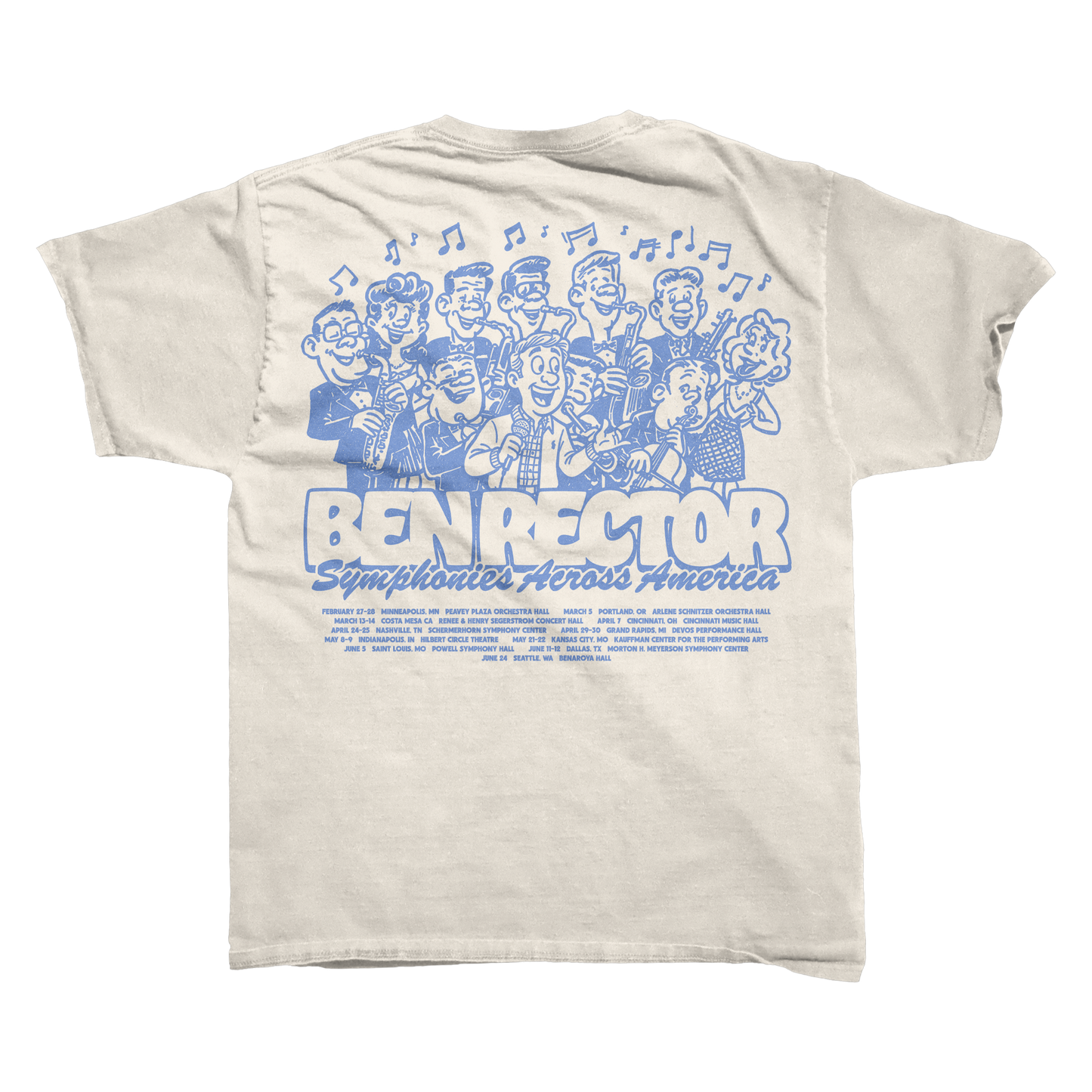 Symphonies Across America Cartoon Tee