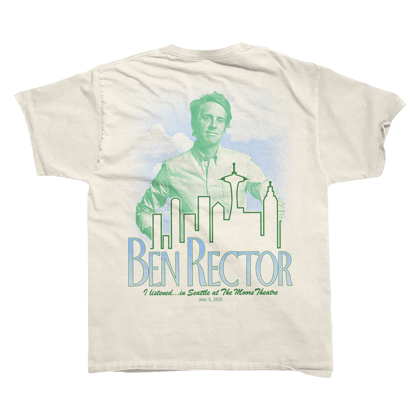 Ben Rector Live in Seattle - The Moore Theatre Tee