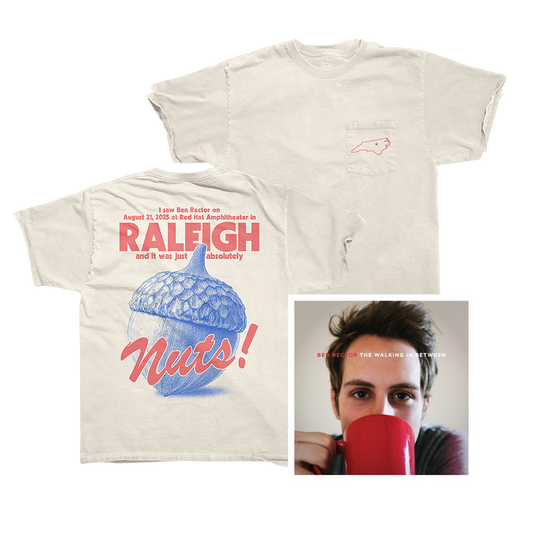 Raleigh Tee and The Walking In Between Vinyl Bundle