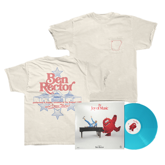 Rogers Tee and The Joy of Music Vinyl Bundle