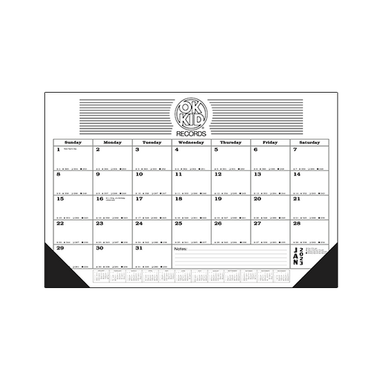 OK Kid Recordings 2023 Desk Calendar